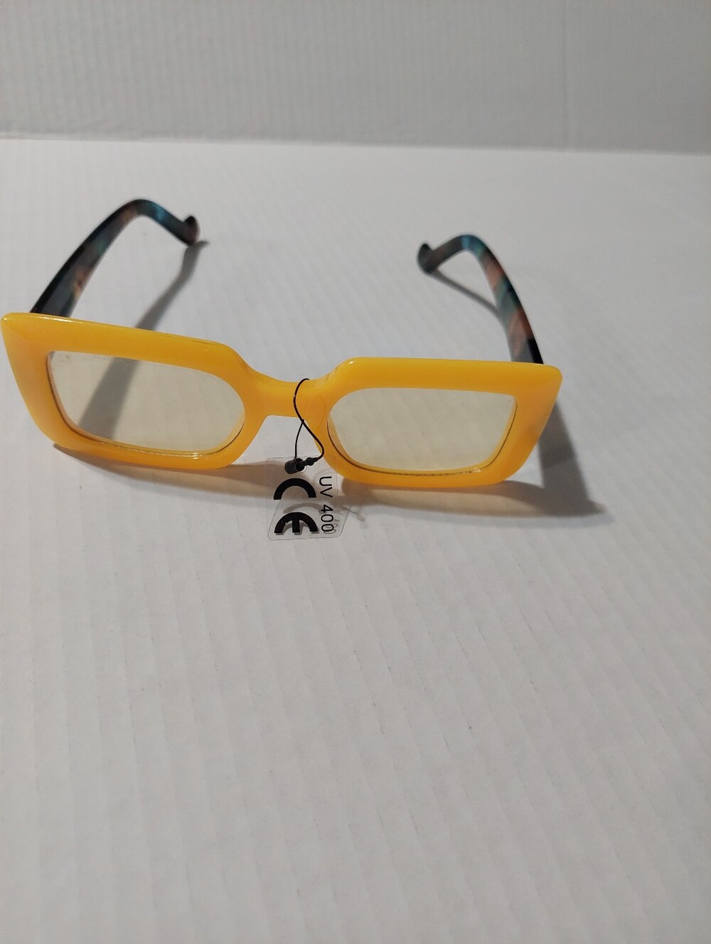 Yellow Wome's Rectangle Sunglasses - UV400 Protection